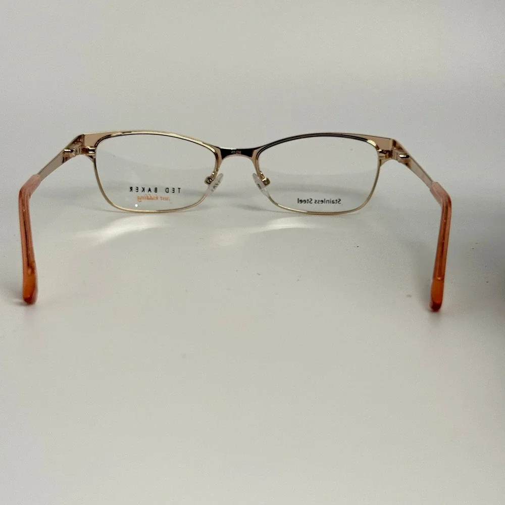 Ted Baker London B967 BLK Just Kidding Eyeglasses Black Rose Gold 48-16-130